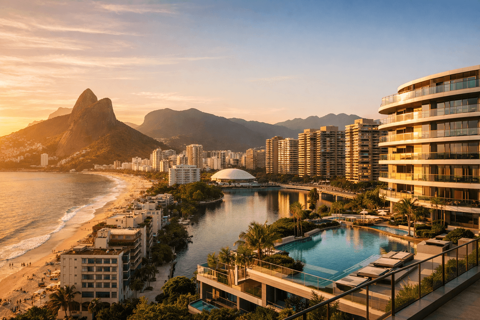 Imagem de destaque: Imóveis Rio de Janeiro 2026: Leblon Bate R$ 63 Mil/m² e Barra Acelera com Projeto Imagine